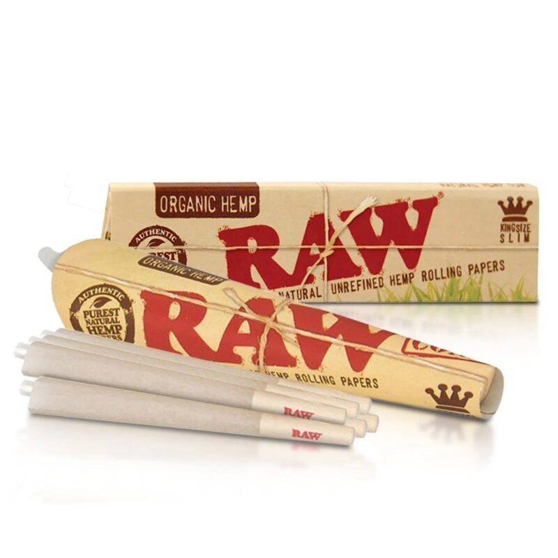 RAW - Organic Hemp King Size Slim Joint Rolling Papers